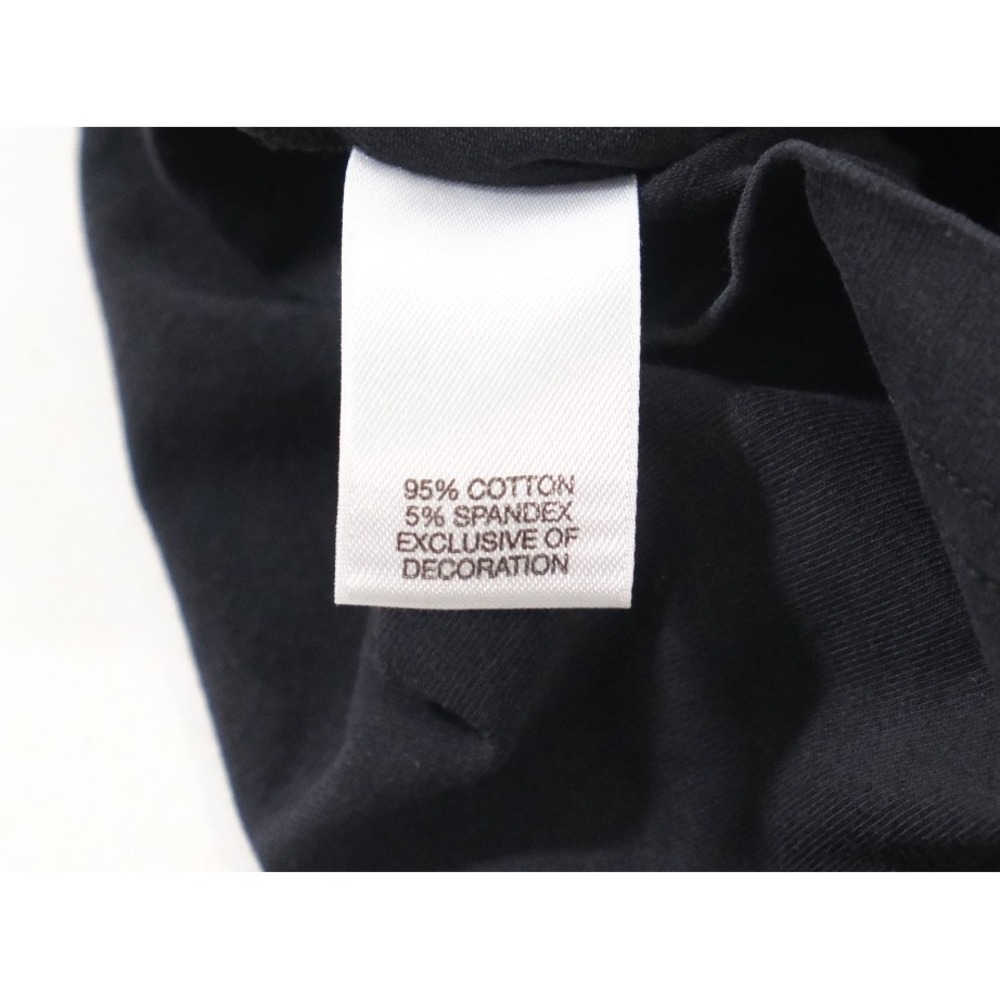 Cremieux Shirt Mens XL Black Long Sleeve Crewneck Cotton Blend Logo Casual Top - Picture 5 of 6